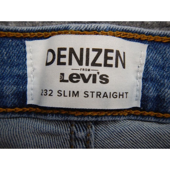 Denizen Levi's‎ Jeans Men's 34x30 (Fits 32x28) Blue Straight Leg Mid-Rise - Picture 3 of 10